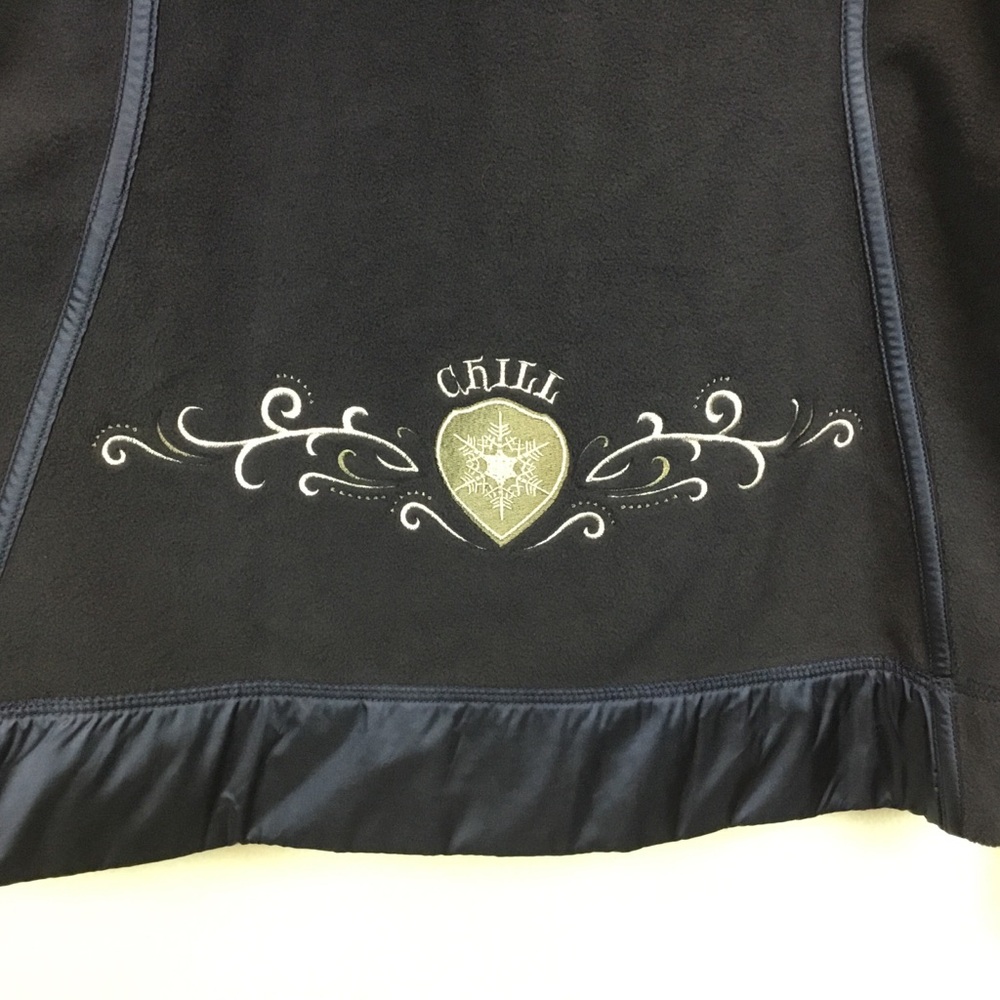 Alp N Rock Embroidered Zip Up Fleece Hoodie Snowflakes Chill Gorpcore Ski Size S - Picture 10 of 13